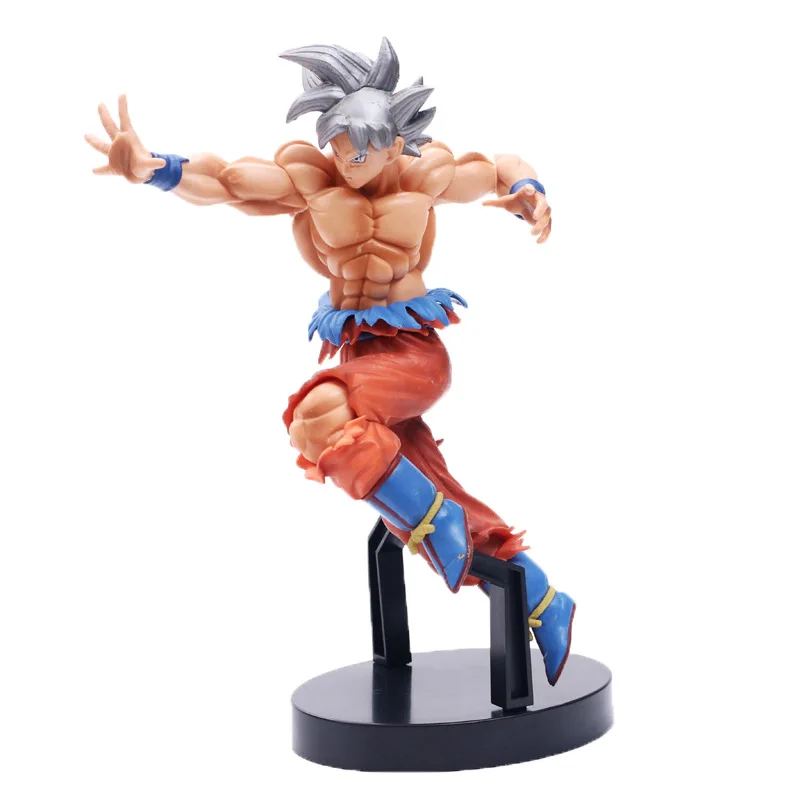 Dragon Ball Z Ultra Instinct Action Figure Toy Migatte No Gokui Super Saiyan Son Goku Silver ...