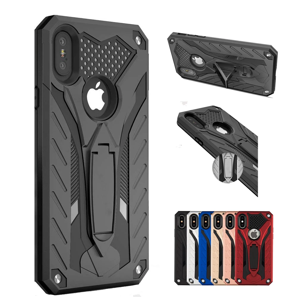 

Case For iPhone XS Max XR Shockproof Military Drop Tested Silicon Case For iPhone 7 8 6 6s Plus X 5 5s SE TPU Cover Coque Shell