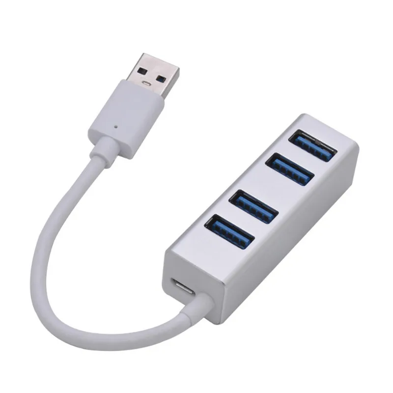 BinFul 4 порта USB 3,0 usb-хаб с Micro USB порт питания для ноутбука, периферийные устройства 5 Гбит/с высокоскоростной хаб 3,0