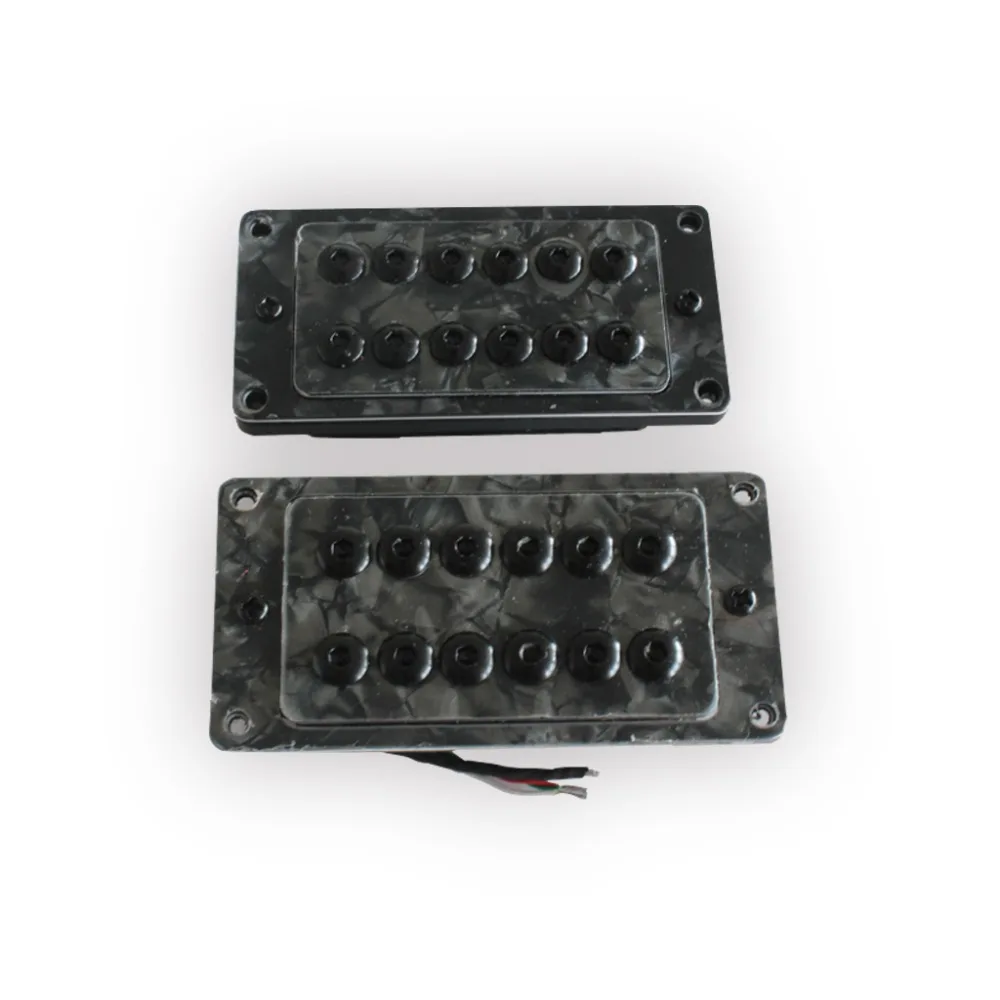 

2pcs Black Pearl Faced Humbucker Double Coil Pickups For Electric Guitar
