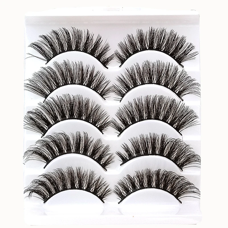

YOKPN New 3 Style lashe Thick Volume 3D False Eyelashes Long Fake Eyelash Beauty Makeup Tools Multi-layer 3D Stereo Eye Lashes
