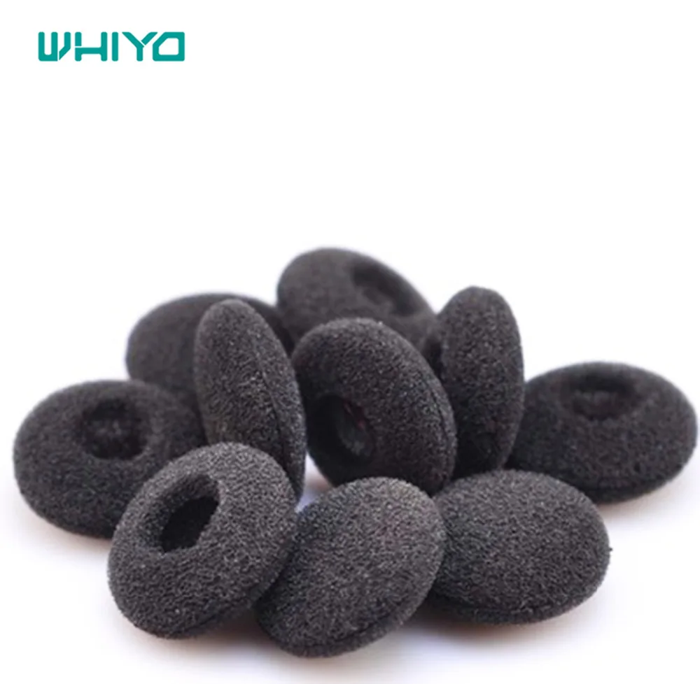 Whiyo 10 пар 18 мм сменных наконечников для наушников мягкая губчатая пена вкладыши MP3