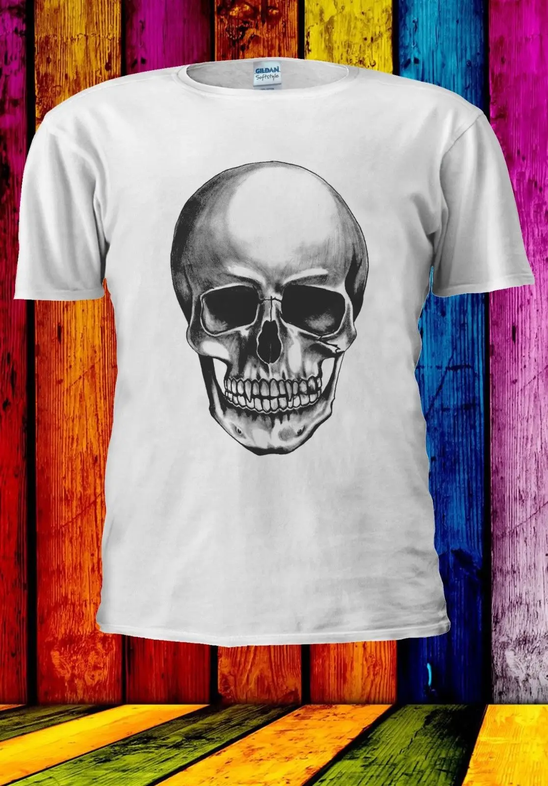 Череп Скелет Calaveras Tumblr Instagram мужчины женщины унисекс футболка 937 | Мужская одежда