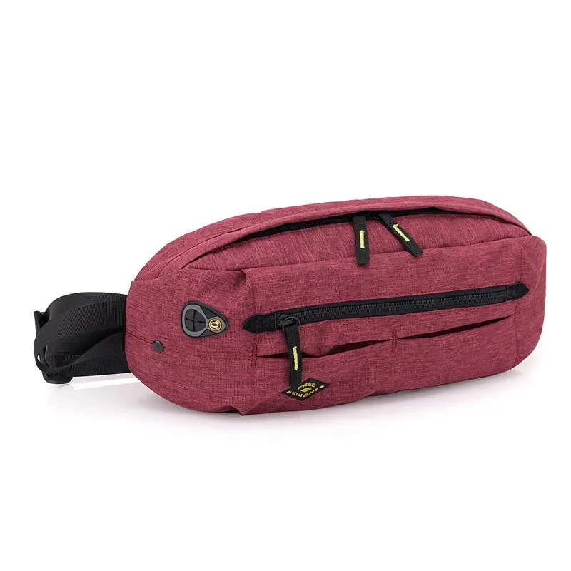 20L твердая нейлоновая Водонепроницаемая поясная сумка с отверстием для смартфона мягкая спортивная сумка сумки для бега пояс большой 7 цветов WX104 - Цвет: ROSE RED