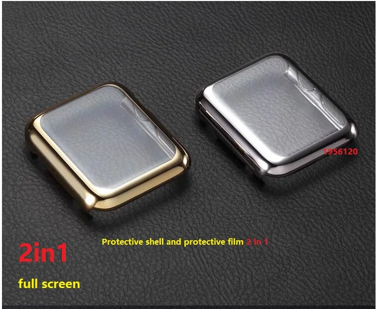 

2in1 Full screen Protective Film For Apple watch full body Film For Apple watch Transparent For iwatch 38 42mm Series 1 Series2