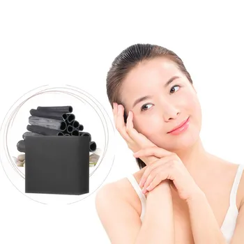 

Skin Black Pigmentation Whitening Blackhead Remover Bamboo Charcoal Acne Treatment Face Washing Soap Deep Cleansing Pores Grease