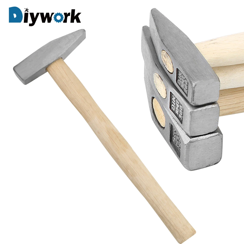 

DIYWORK Nail Hammer Machinist Hammer Building Installation Tool Installation Hammer High-carbon Steel Mallet With Wood Handle