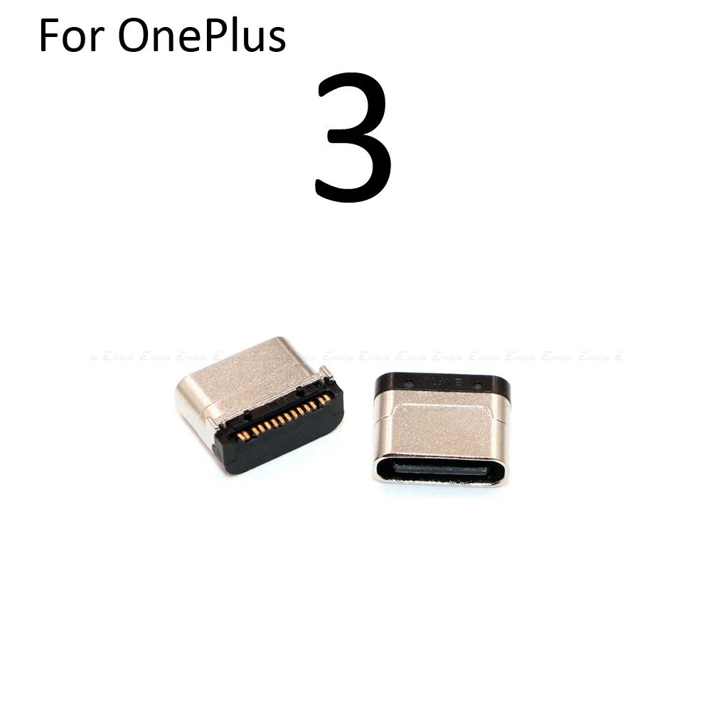 2 шт./лот Type C Micro USB Jack зарядный порт для OnePlus X 1 3 3T 5T 6T 7 7T 8 Pro 5G Разъем зарядного