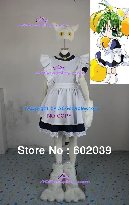 Di Gi Charat Dejiko Косплей Костюм включает украшение головы Сапоги Крышка перчатки