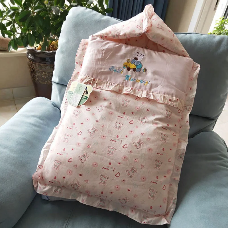 

Newborn Baby Infant Kids Winter Swaddle Wrap Blanket Warm Sleeping Bag Swaddling Wraps Cozy Thick Cover XLZ9474