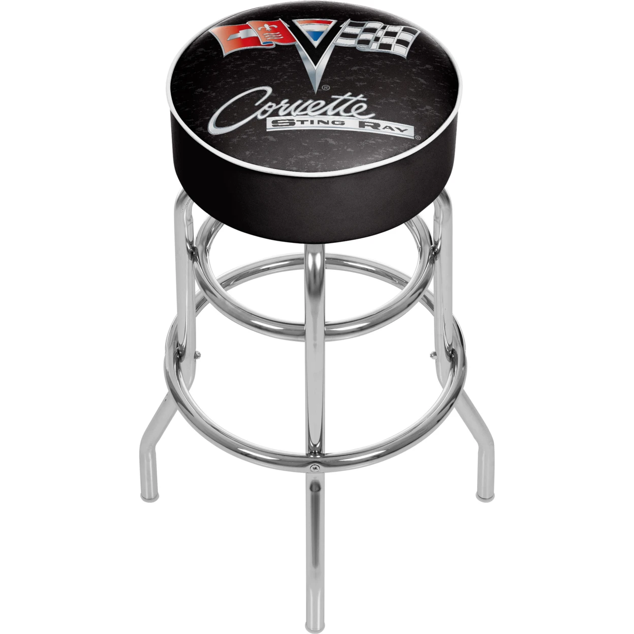 Hot Corvette C2 Black Padded Swivel Bar Stool 30 Inches High Corvette C2 Black Padded Swivel Bar Stool 30 Inches High