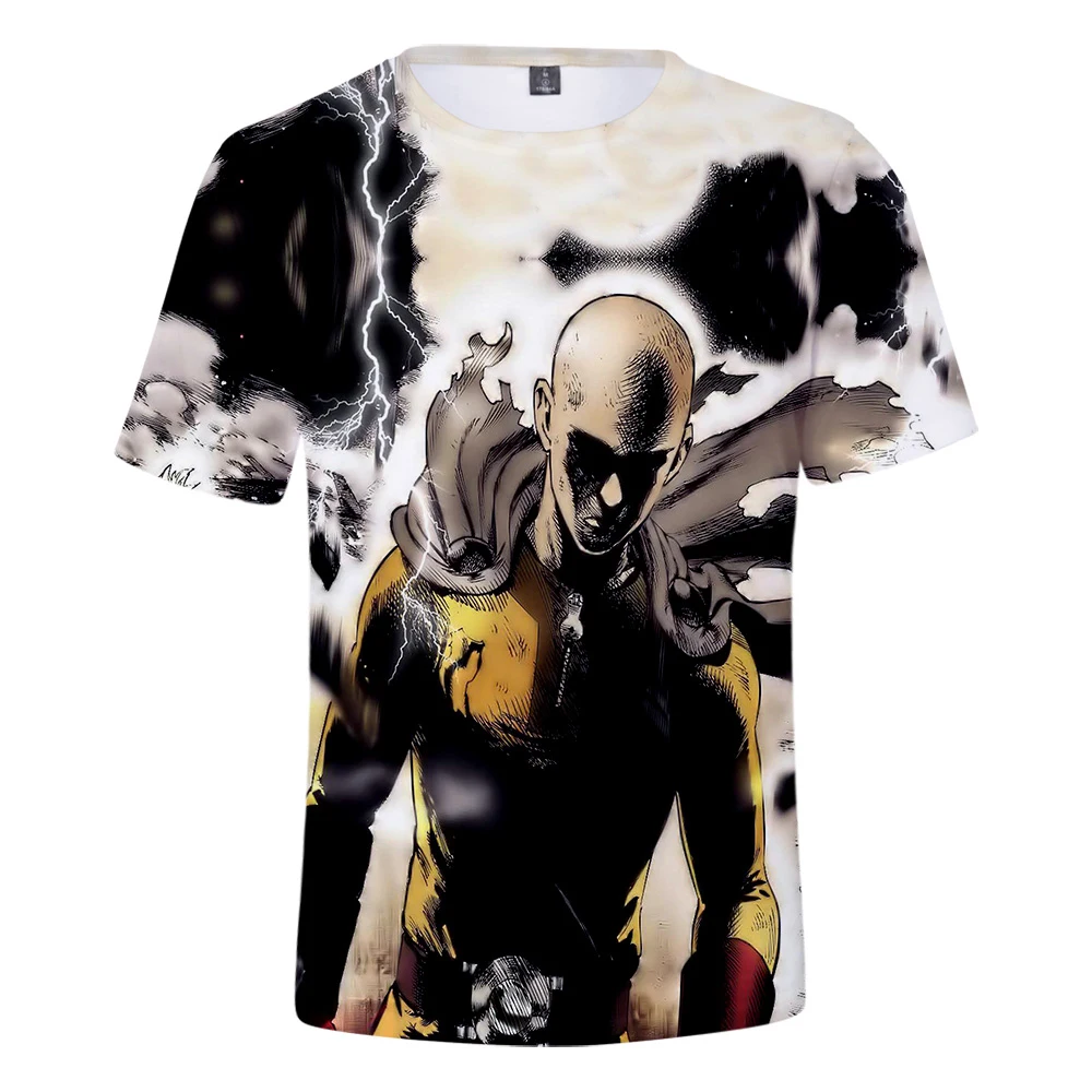 

BF 2019 3D One Punch Man Season 2 Print Summer T-shirts Women and Men Casual Hot Sale 2019 Short Sleeves tshirts Plus Size 4XL