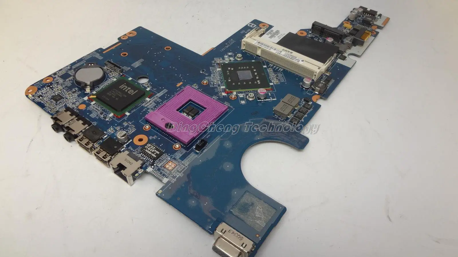 

SHELI laptop Motherboard For hp compaq CQ56 G56 623909-001 DAAX3MB16A1 for intel cpu with GL40 integrated graphics card