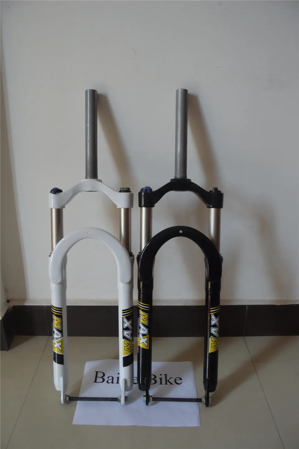 Promotion colorful 26*4 snow bike fork,135mm fat bike suspension fat