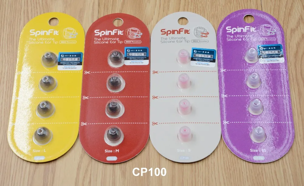 1 пара(2 шт.) Оригинальные наушники SpinFit CP100 CP800, патентованный силиконовый наушник, инновационная технология, наушник