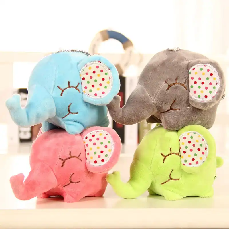 mini stuffed elephant