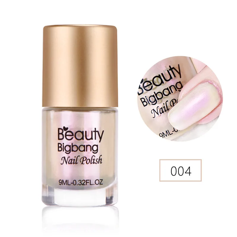 BeautyBigBang 9 мл проблесковый лак для ногтей Блестящий Блеск лак для ногтей лак для маникюра советы цвет Блестящий корпус лак для ногтей - Цвет: 004