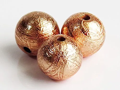 7 мм из натуральной Gibeon Железный метеорит Moldavite Свободные Круглые бусины розового золота Исцеление один шарик