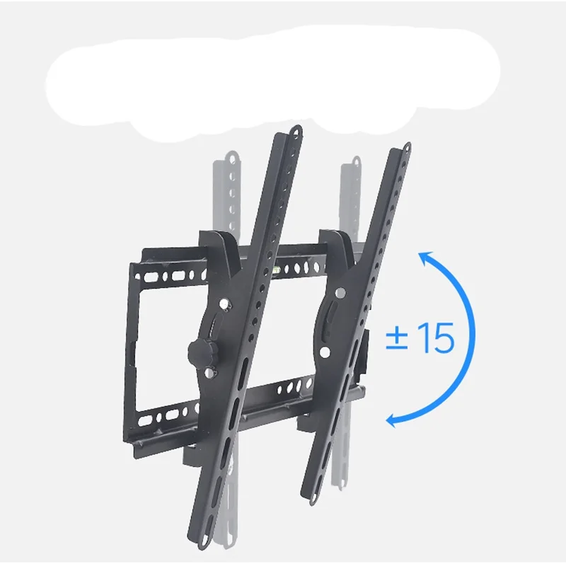 العالمي رف لتثبيت التليفزيون على الحائط قابل للتعديل البليت ثابتة شقة شاشة تلفزيون مسطحة حامل حامل لمعظم 14 ~ 70 بوصة HDTV شقة شاشة تلفزيون مسطحة