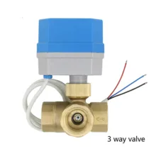 AC220V DC12V 2 way 3way латунный клапан моторизованный шаровой клапан электрический шаровой клапан DN15 высокая термостойкость 150 градусов