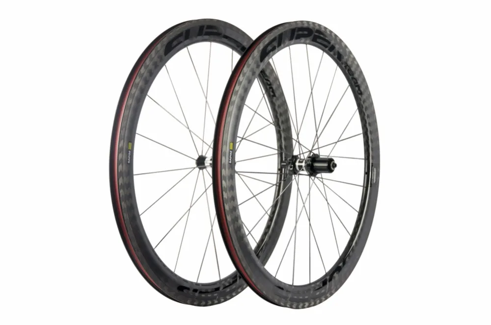 

SuperTeam Carbon Wheelset 12K Twill finish Twill Road Bike rims 25mm