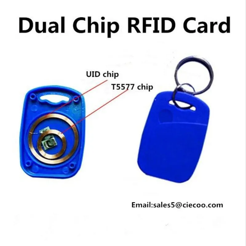 dual chip RFID Card