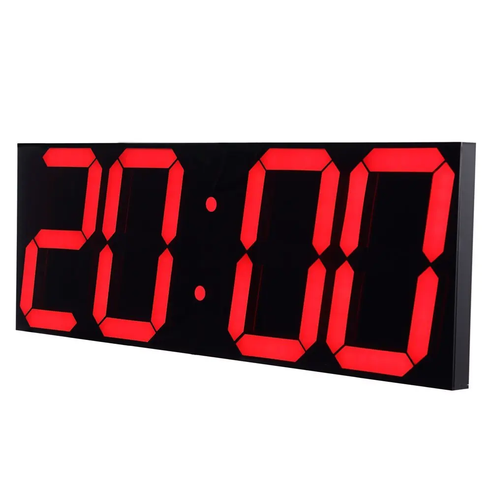 Настенные часы с WIFI горячий продавать в этот день для жилой комнаты, современный стиль лаконичный дизайн часов - Цвет: R