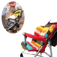Плотная цветная подушка для детской коляски, подушка для коляски, стул для коляски, BB, автомобильный зонт, корзина, сиденье, цветной горошек, хлопок, коврик для коляски, коврик для детей