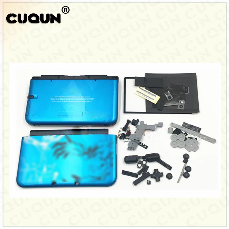 

OEM Housing Case For Nintend 3DS XL Console Full Shell Poke mon Red & Blue