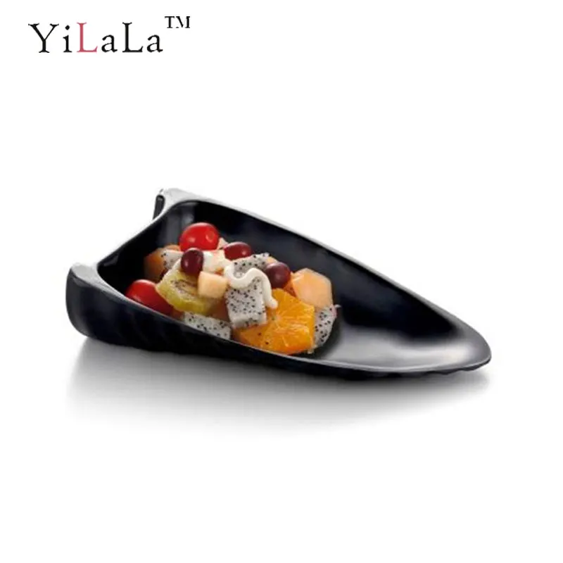 Yilala Plastic Salad Plate Creative Melamine Dishes Unbreakable