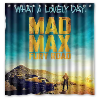 

Mad Max Fury Road Pattern Printed Polyester Shower Curtain Waterproof Home Bathroom Curtains 180x180cm
