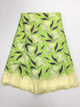 

African Swiss Voile Lace Fabric High Quality Swiss Voile Lace In Switzerland With Stone Swiss Lace Material 100% Cotton Fabric