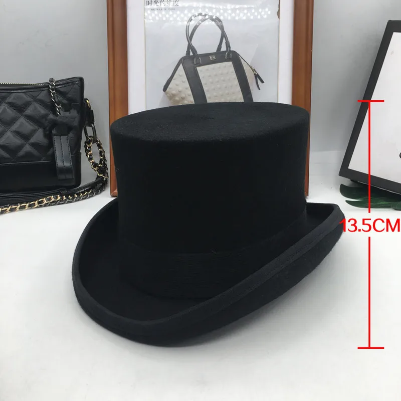 British wind in Europe and the gentleman cap stage performance top hat retro fashion and personality President hat cap trilbies Fedoras