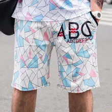 С эластичной резинкой на талии мужские шорты для занятия спортом, бега, модное летнее платье по колено шорты для бега в стиле "хип-хоп", хлопковая футболка с короткими Hombre