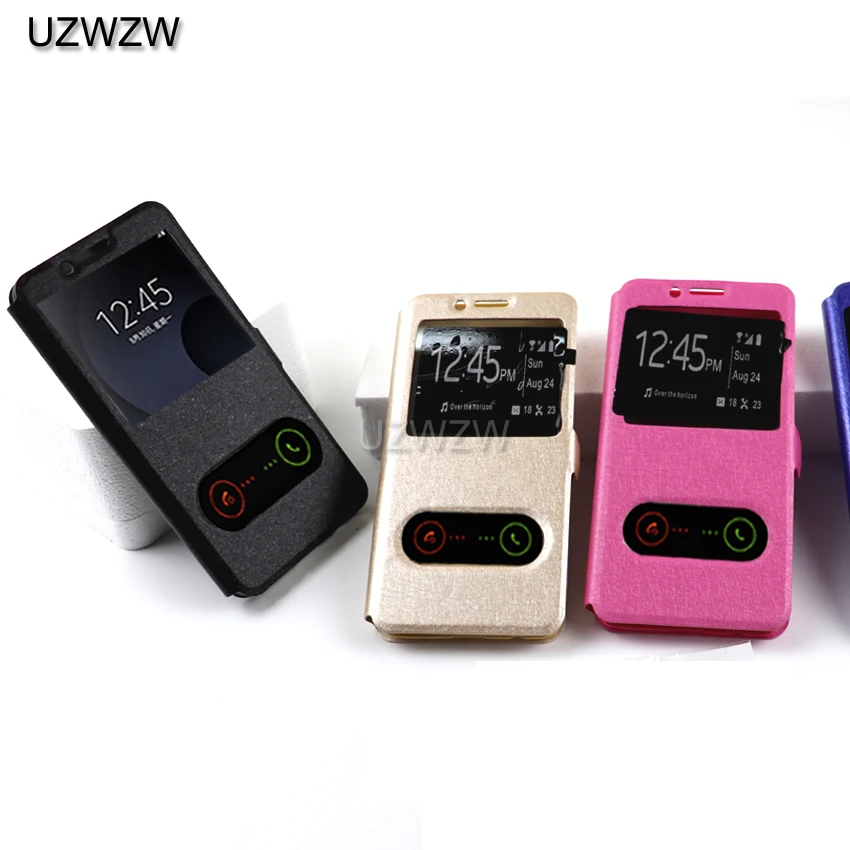 

Case For Samsung A6 / A6 Plus 2018 Window View Flip PU Leather Case Bag For Samsung Galaxy A6 2018 / A6 Plus 2018 Case Cover