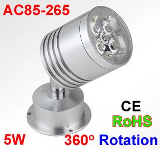 

Dimmable Spot Led Light 1W 3W 5W 3000K 4000K 6000K 9000K 110V 220V Led Spot Light 360 Degree Rotation