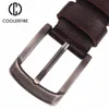 CCOOLERFIRE – ceinture en cuir pleine fleur pour hommes, 100% cuir véritable de vache, couche supérieure, Jeans doux, TM053 ► Photo 3/6