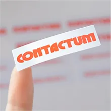 ПВХ наклейки водонепроницаемый наружного использования pp синтетическая клейкие стикеры Упаковка Этикетки на заказ 1000 шт. много