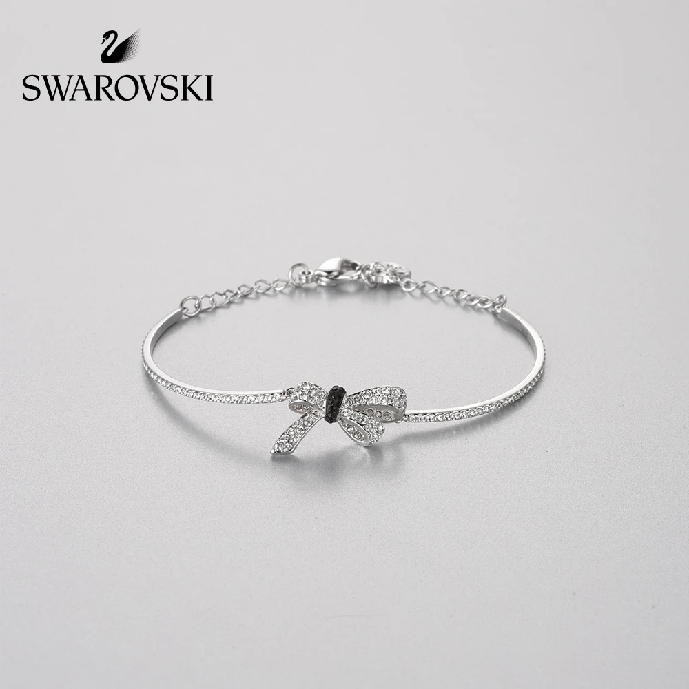 

Original Genuine Swarovski MADEMOISELLE feminine bow romantic lady bracelet as a gift for girlfriend 5409623