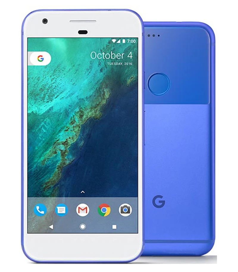 Google Pixel разблокированный GSM 4G LTE Android 5,0 ''12.3MP четырехъядерный rom 32 ГБ/128 Гб ram 4 Гб мобильный телефон AMOLED отпечаток пальца