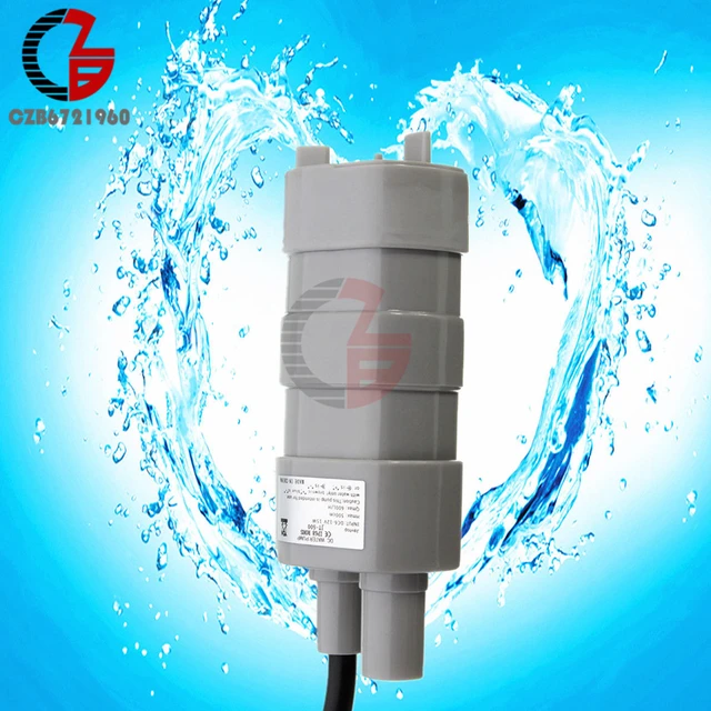 Pompa Sommergibile 12V JT-500 - 600 L/h, Altezza 5m, Per Acquari, Stagni, Irrigazione