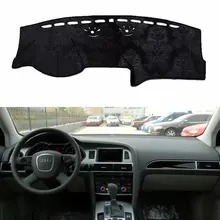 Для Audi A6 C6 Avant 2004-2011 фланель приборной панели крышки тире колодки коврик в машину Зонт выполненные на заказ 2005 2006 2007