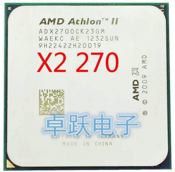 Двухъядерный процессор AMD Athlon II X2 270 3 4 ГГц сокет AM3 бесплатная доставка |