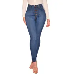 JAYCOSIN джинсы с высокой талией обтягивающие женские брюки хлопковые леггинсы для женщин модные эластичные узкие брюки полной длины 2019