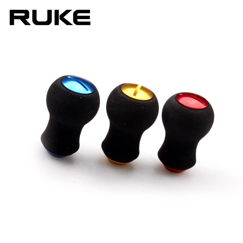Ruke Fishing Handle Knob EVA Crank Knob For Bait Casting and Spinning Reel for Bearing 7*4*2.5mm Fishing Reel Handle Accessory
