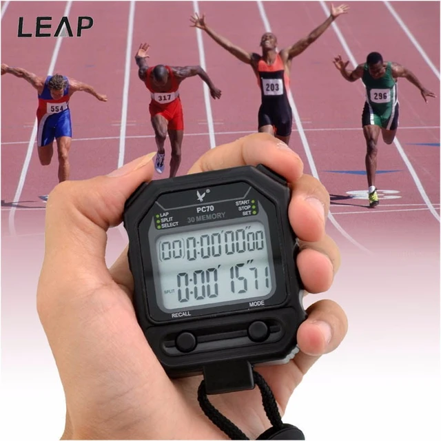 Sport Stopwatch Running Timer Digital Handheld Chronograph Timer Sports Timer Programmable Stop Watch Alarm Clock For Men - Kitchen Timers - AliExpress