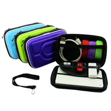 Mini Portable Digital Accessories Travel Storage Bag For Earphone SD Card Data Cable External Battery Organizer Pouch 4 Colors