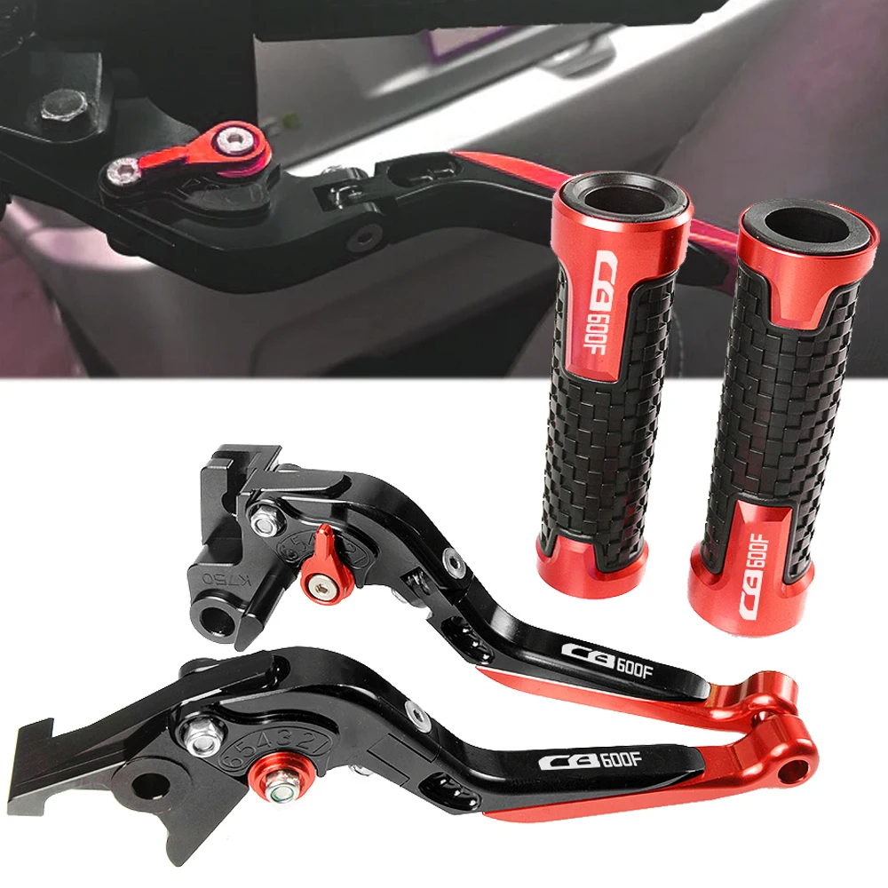 

For Honda CB600F CB 600F CB600 F CB 600 F 2007-2013 2008 2009 Motorcycle CNC Handle Brake Clutch Levers Handlebar Hand Grips set