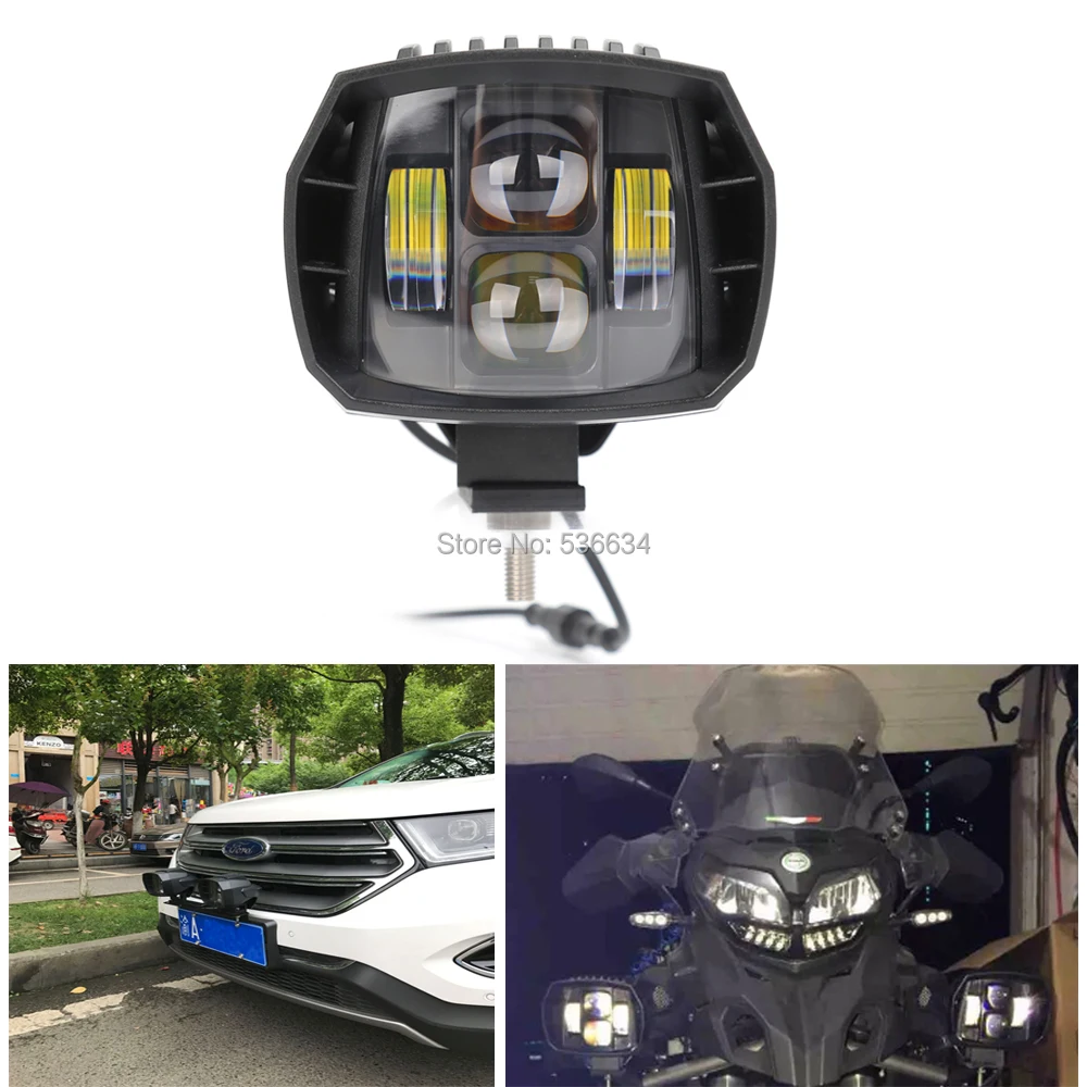 

1PC 40W Black Durable Waterproof Low Beam LED Work Light for SUV, ATV, UTV, 4 x 4, Sand rails, Cars, Truck, Trailer, Forklift