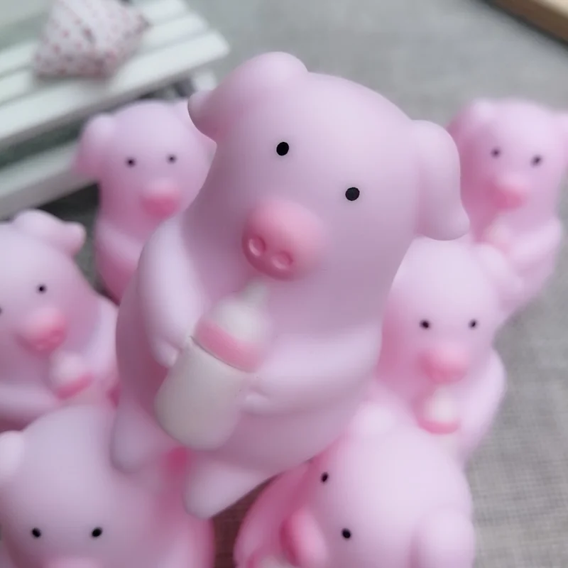 

Piglet Pinch Le Pink Bottle Piglet BB Call Screaming Pigs Vent Whole People Decompression Pinch Le Pinch Call Toys